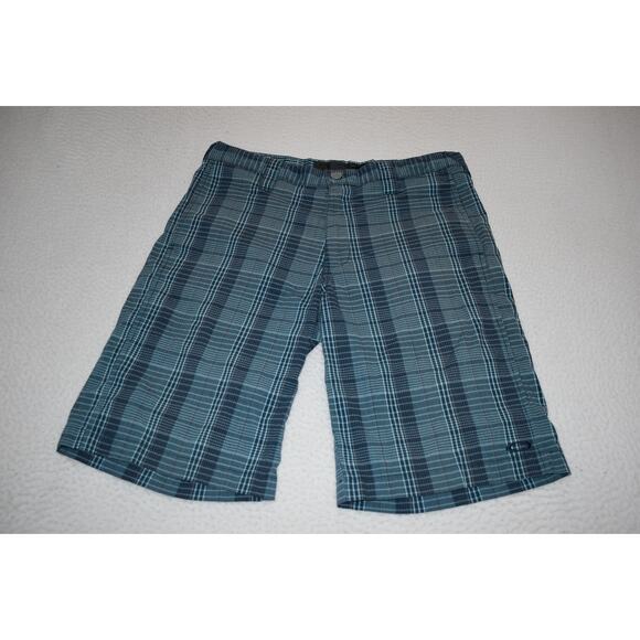 Oakley Golf Shorts Mens Size 30 Wicking Performance Flat Front Polyester Blue - Picture 2 of 5
